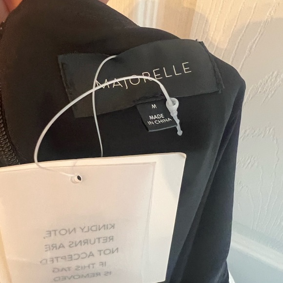 NEW MAJORELLE Avori Gown in Black & White - Picture 8 of 8